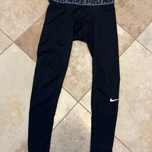 Nike Dri-FIT Compression Leggings - Black and Gray